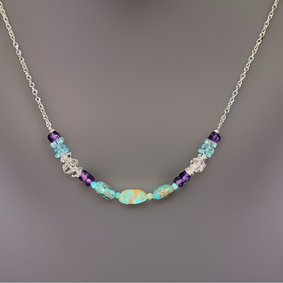 Hand Crafted Jewelry - Hand Crafted Multi-Gemstone Necklace! VIDEO AVAILABLE!